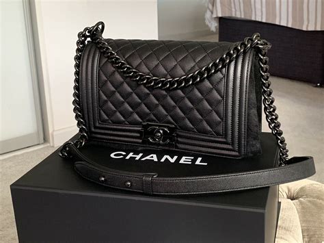 chanel boy bag pictures|Chanel black boyfriend bag.